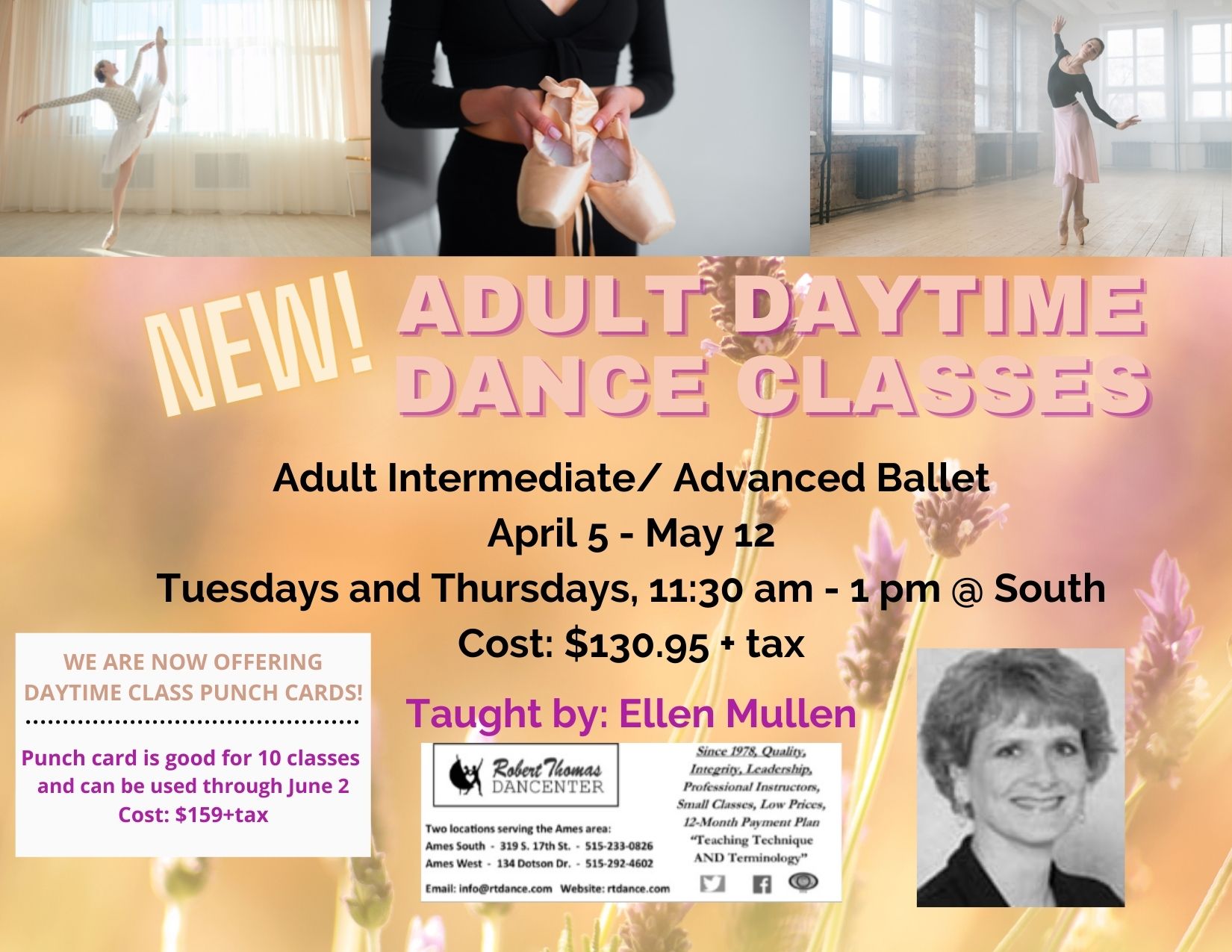 Adult daytime classes 2022