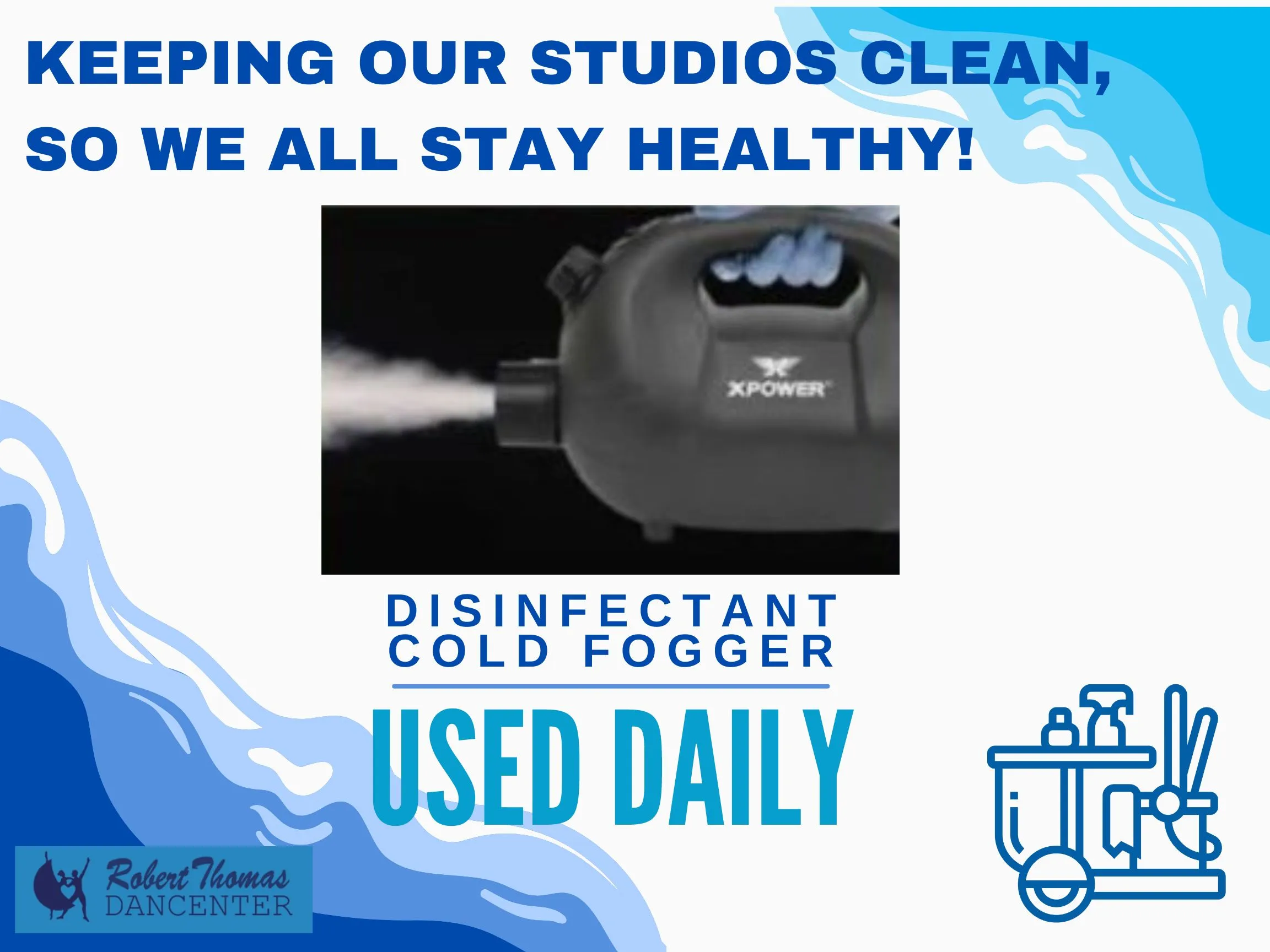 Flyer - Disinfectant cold fogger used daily