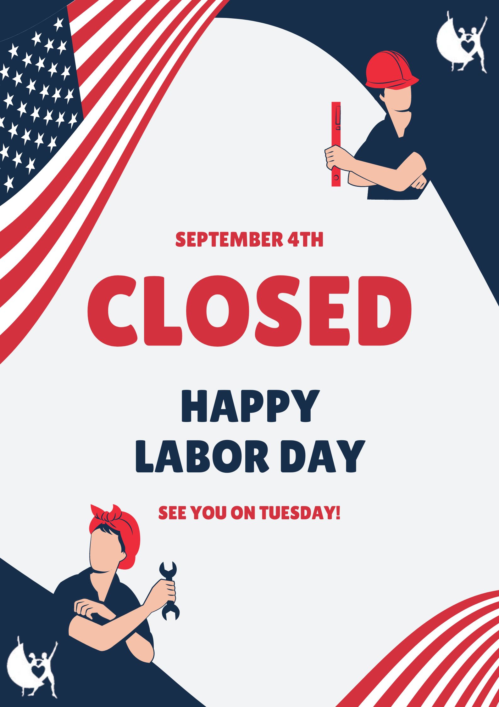 Closed Labor Day Robert Thomas Dancenter